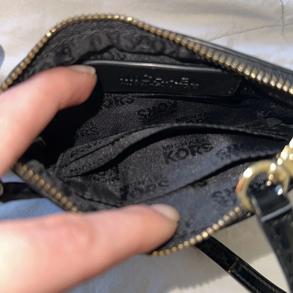 Michael Kors Patent Leather Wristlet - Picture 5 of 8